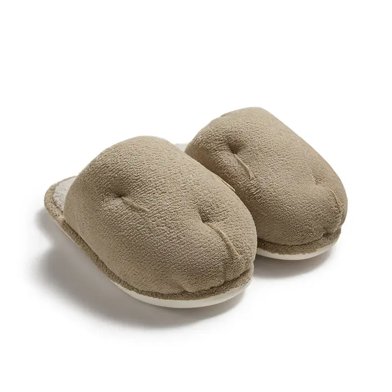 Puxi Little Potato Thickened Non-Slip Warm Couple Cotton Slippers Home Cartoon Winter Slippers Women's Comfortable Slippers - Image 2