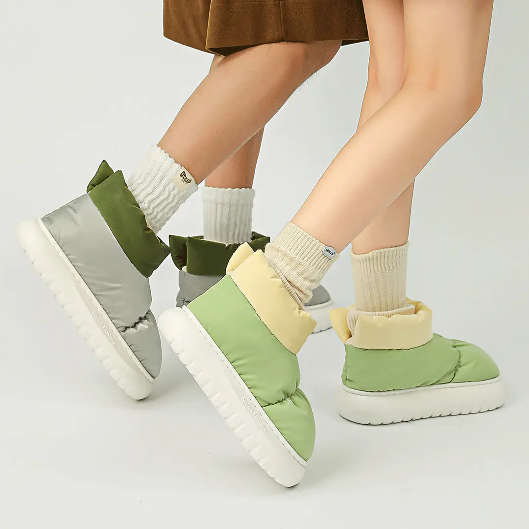 Waterproof Snow Boots for Women, New Winter Outer Wear, Velvet, Thickened, Warm, Thick-Soled Northeastern Cotton Shoes - Image 7
