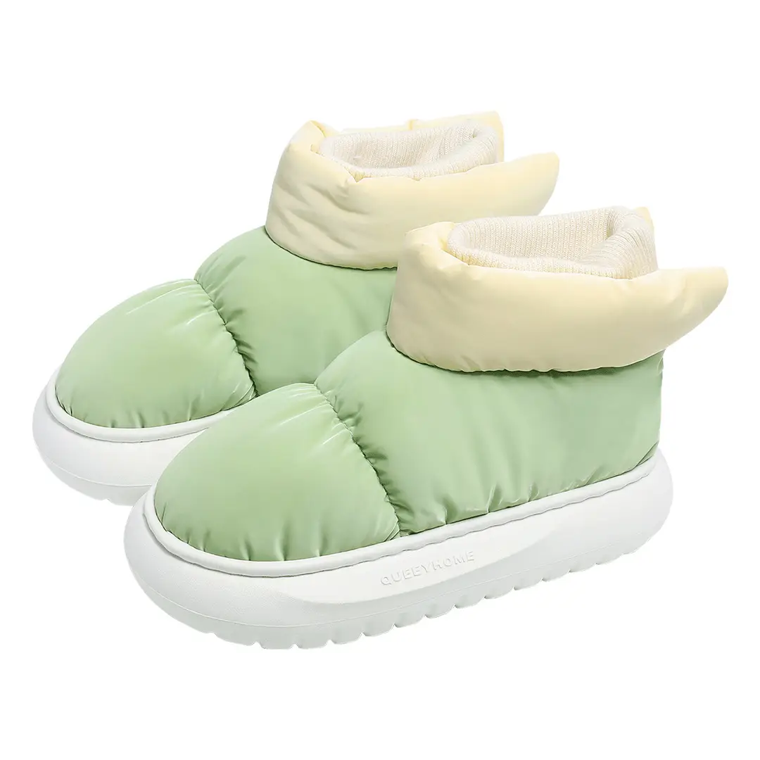 Waterproof Snow Boots for Women, New Winter Outer Wear, Velvet, Thickened, Warm, Thick-Soled Northeastern Cotton Shoes - Image 8