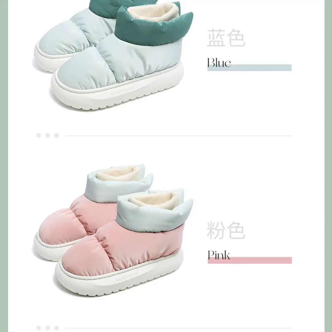 Waterproof Snow Boots for Women, New Winter Outer Wear, Velvet, Thickened, Warm, Thick-Soled Northeastern Cotton Shoes — feature 22