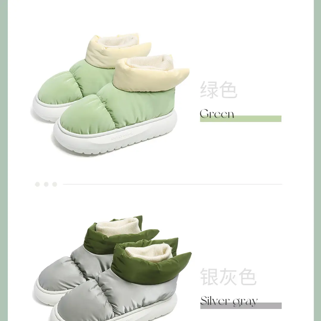 Waterproof Snow Boots for Women, New Winter Outer Wear, Velvet, Thickened, Warm, Thick-Soled Northeastern Cotton Shoes — feature 23