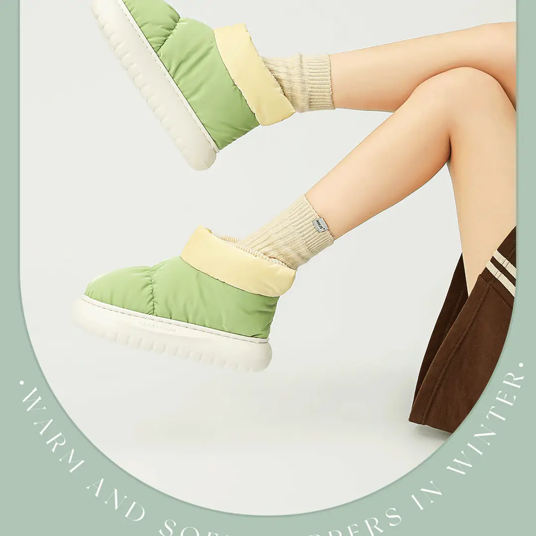 Waterproof Snow Boots for Women, New Winter Outer Wear, Velvet, Thickened, Warm, Thick-Soled Northeastern Cotton Shoes — feature 5