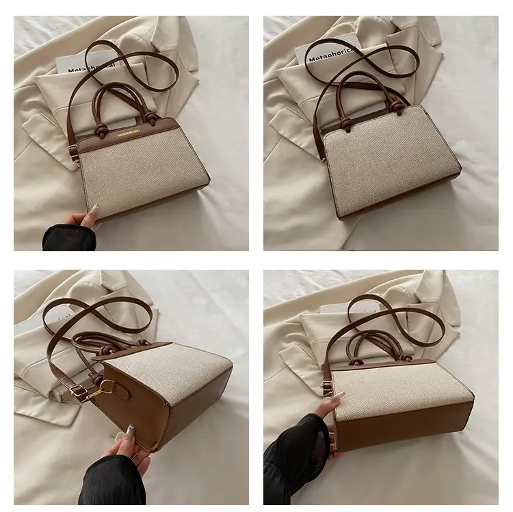 Retro Women's Handbags 2025 Brown White Black — feature 10