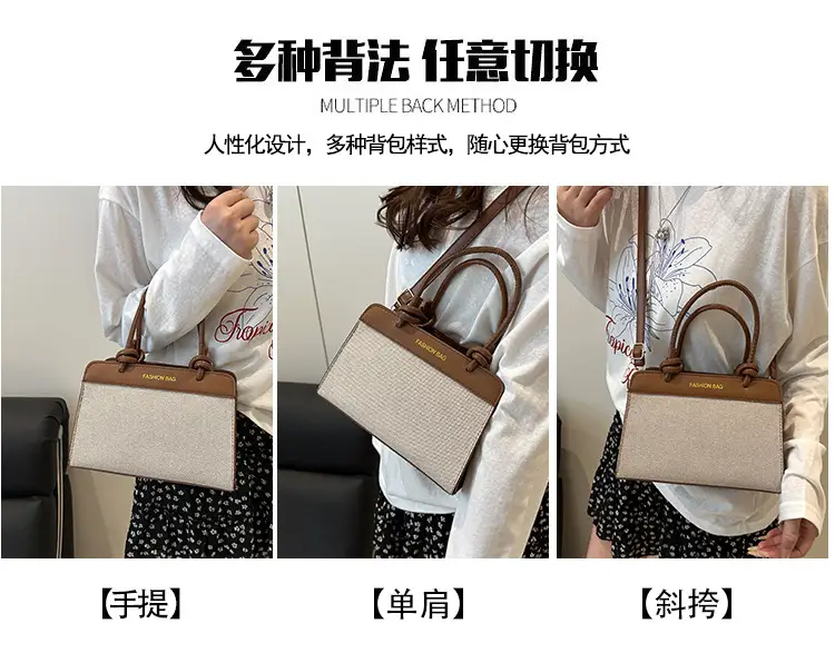 Retro Women's Handbags 2025 Brown White Black — feature 11