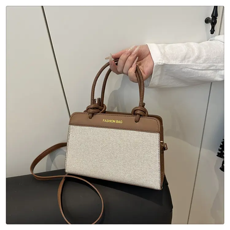Retro Women's Handbags 2025 Brown White Black — feature 17