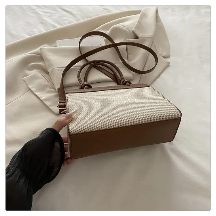 Retro Women's Handbags 2025 Brown White Black — feature 23