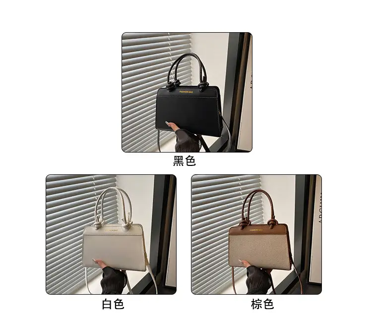 Retro Women's Handbags 2025 Brown White Black — feature 3
