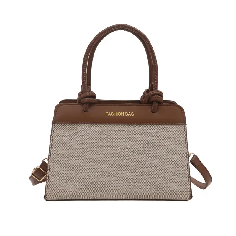 Retro Women's Handbags 2025 Brown White Black - Image 3