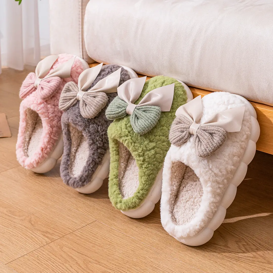 Lidani Cotton Slippers for Women, Winter 2026 New Model, Home Warm Plush Slippers for Men, Suitable for Autumn and Winter - Image 5