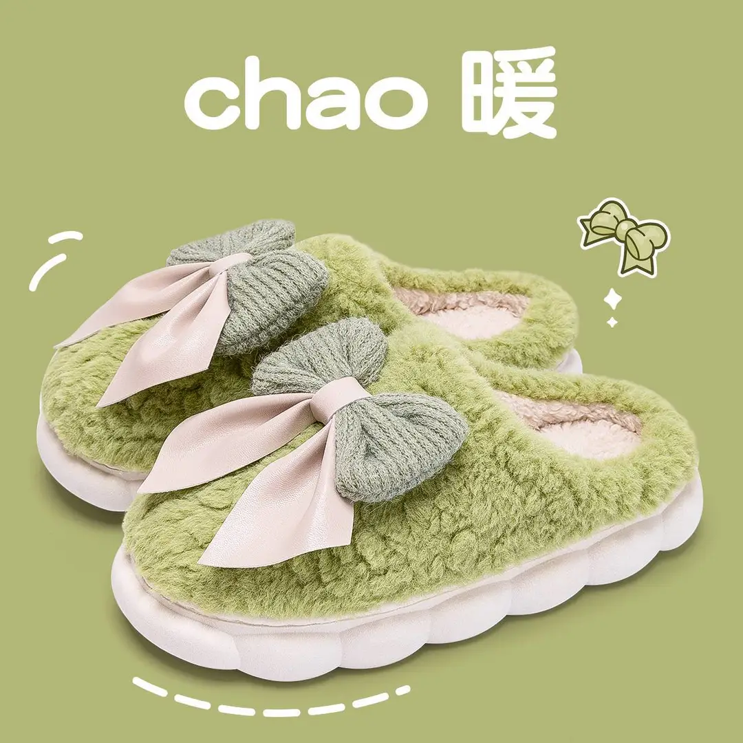 Lidani Cotton Slippers for Women, Winter 2026 New Model, Home Warm Plush Slippers for Men, Suitable for Autumn and Winter - Image 4