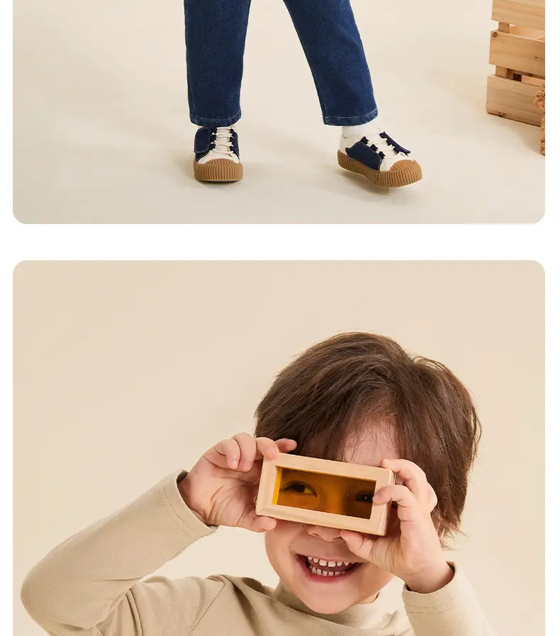 Boys Long Sleeve Grey T-Shirt with Cute Embroidery — feature 3