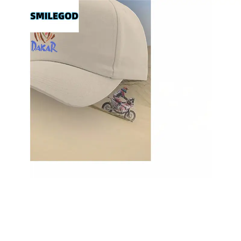 Dakar Rally Baseball Cap Black with Rainbow Graphic - Image 37