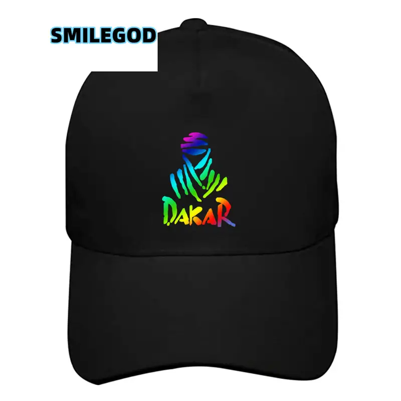 Dakar Rally Baseball Cap Black with Rainbow Graphic - Image 40