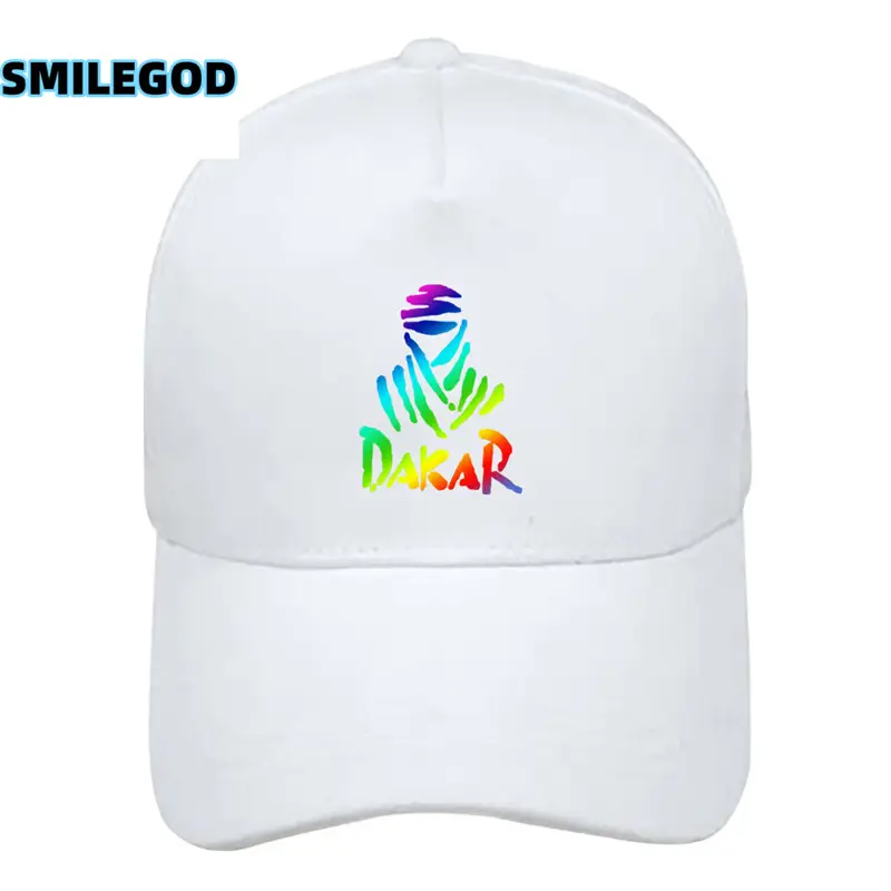 Dakar Rally Baseball Cap Black with Rainbow Graphic - Image 4