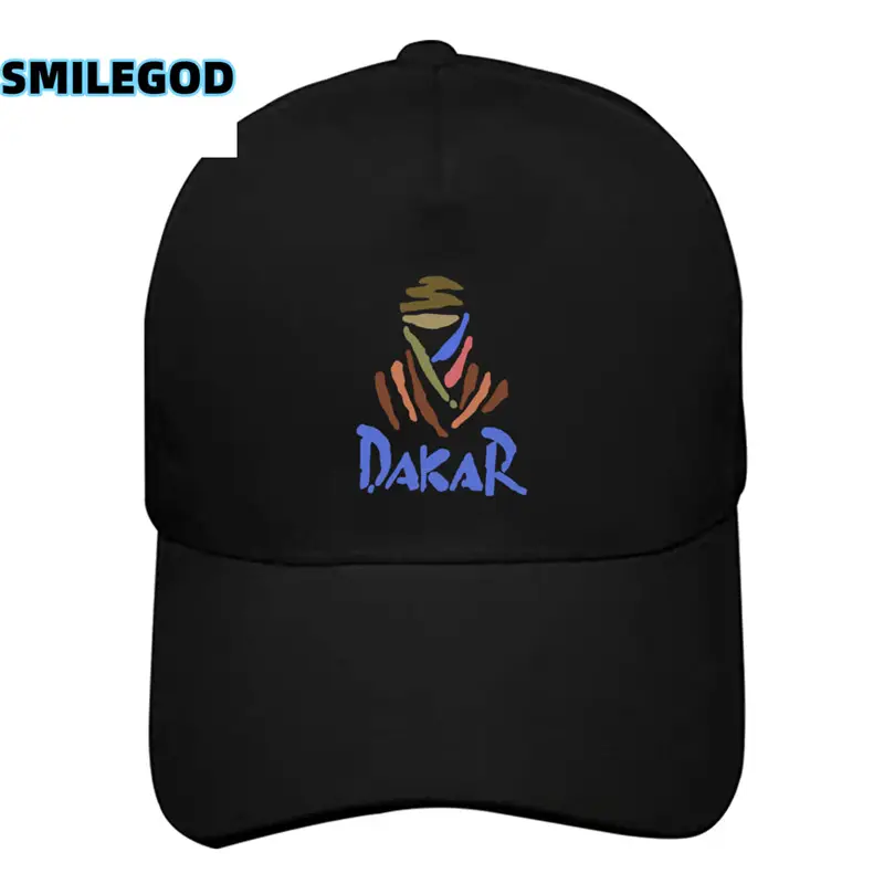 Dakar Rally Baseball Cap Black with Rainbow Graphic - Image 7
