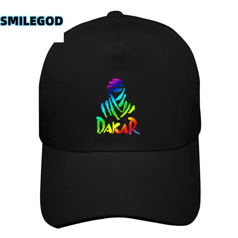 Dakar Rally Baseball Cap Black with Rainbow Graphic - Image 9
