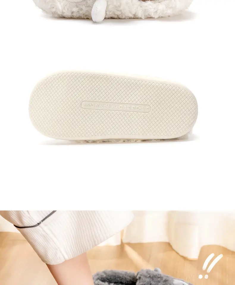 Lidani Cotton Slippers for Women with Thick Soles, Cute Furry Shoes, Velvet Postpartum Autumn and Winter Cotton Shoes for Women, Wholesale — feature 18