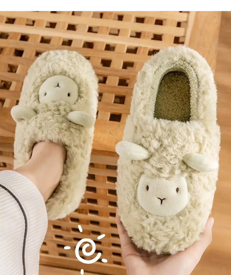 Lidani Cotton Slippers for Women with Thick Soles, Cute Furry Shoes, Velvet Postpartum Autumn and Winter Cotton Shoes for Women, Wholesale — feature 21