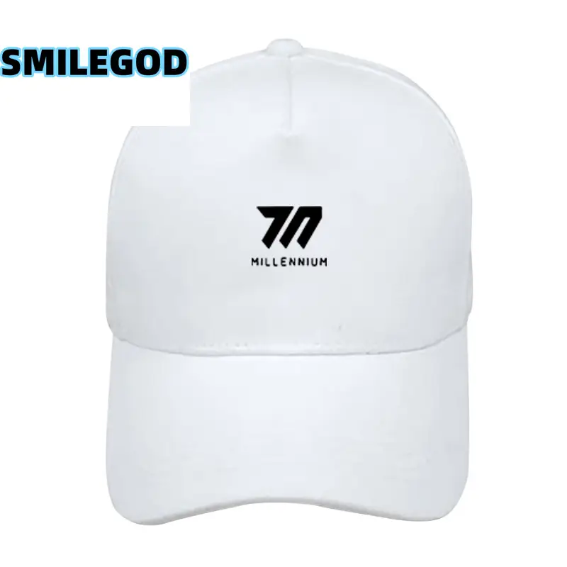 SMILEGOD Unisex Pure Cotton Cap White - Image 3