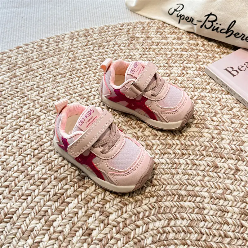 Pink Girls Toddler Soft Flats Breathable — feature 6