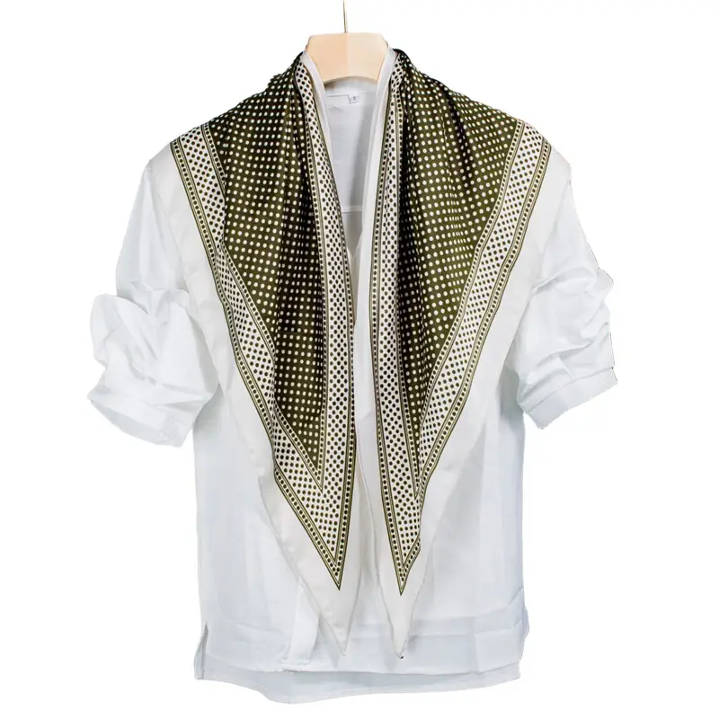 Korean Houndstooth Scarf Belt Women's Layered Silk Decorative Waist - Image 8