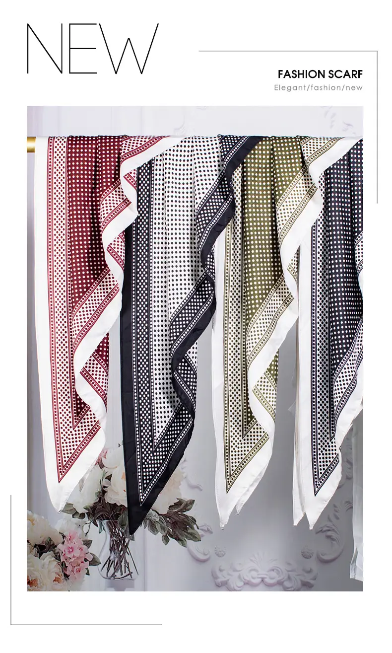 Korean Houndstooth Scarf Belt Women's Layered Silk Decorative Waist — feature 3