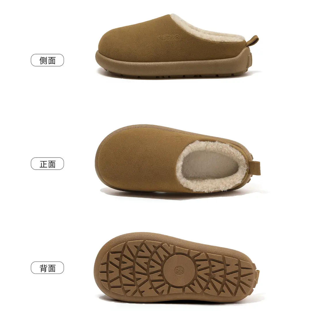 2025 New Autumn and Winter Home Indoor Non-Slip Warm Floor Cotton Slippers Plush Slippers for Women Windproof and Warm for Women - Image 11