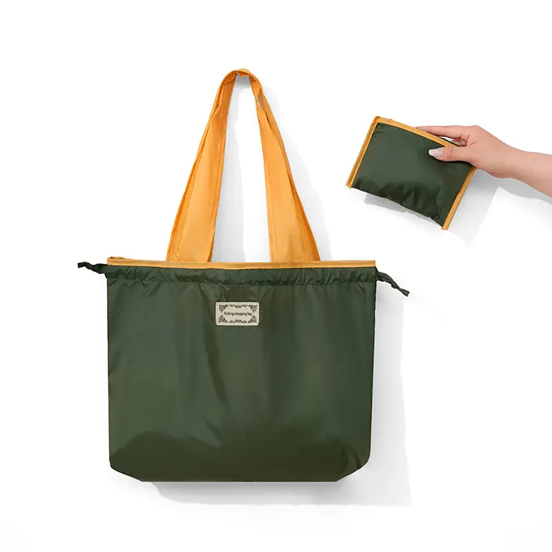 Pink Foldable Tote Bags for Women Grocery Shopping - Image 10