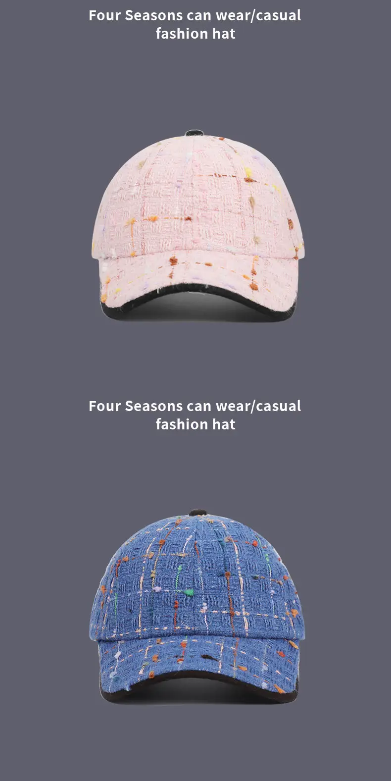 Nankaramaye French Design Woven Baseball Cap — feature 10