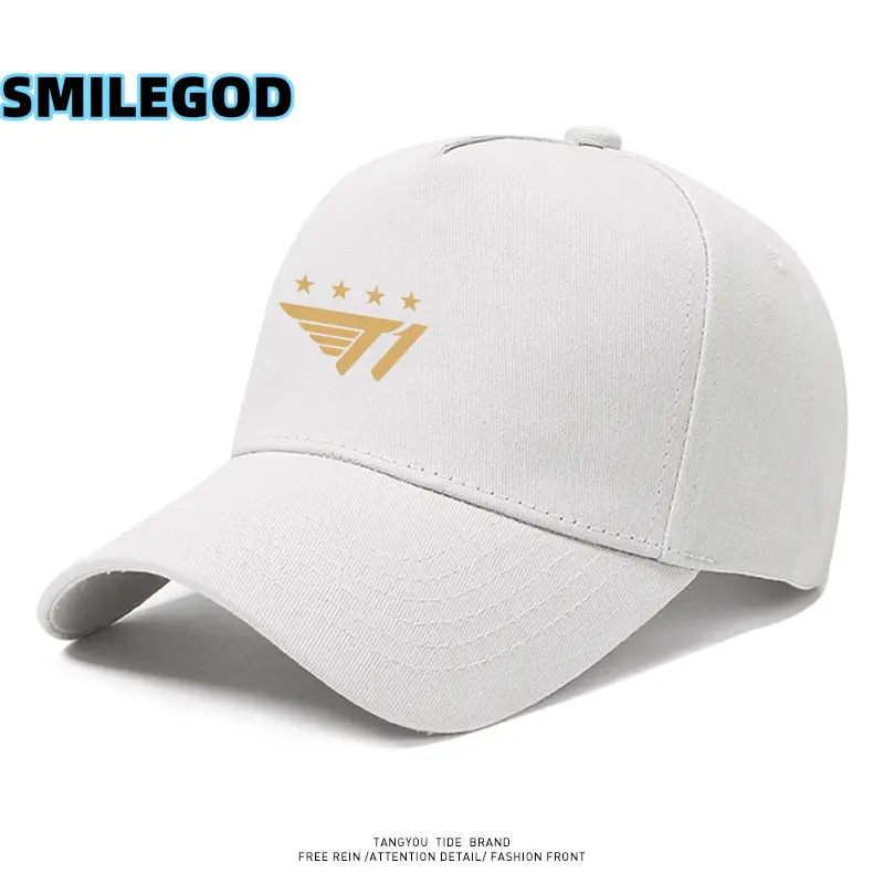 T1 Team Baseball Cap with Gold Four-Star Embroidery - Image 10