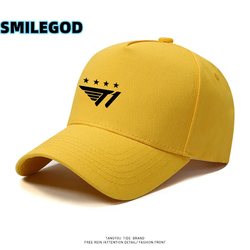 T1 Team Baseball Cap with Gold Four-Star Embroidery - Image 12