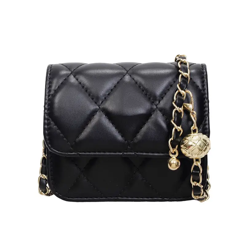 Retro Diamond Chain Shoulder Bag Gold White Red Black - Image 10