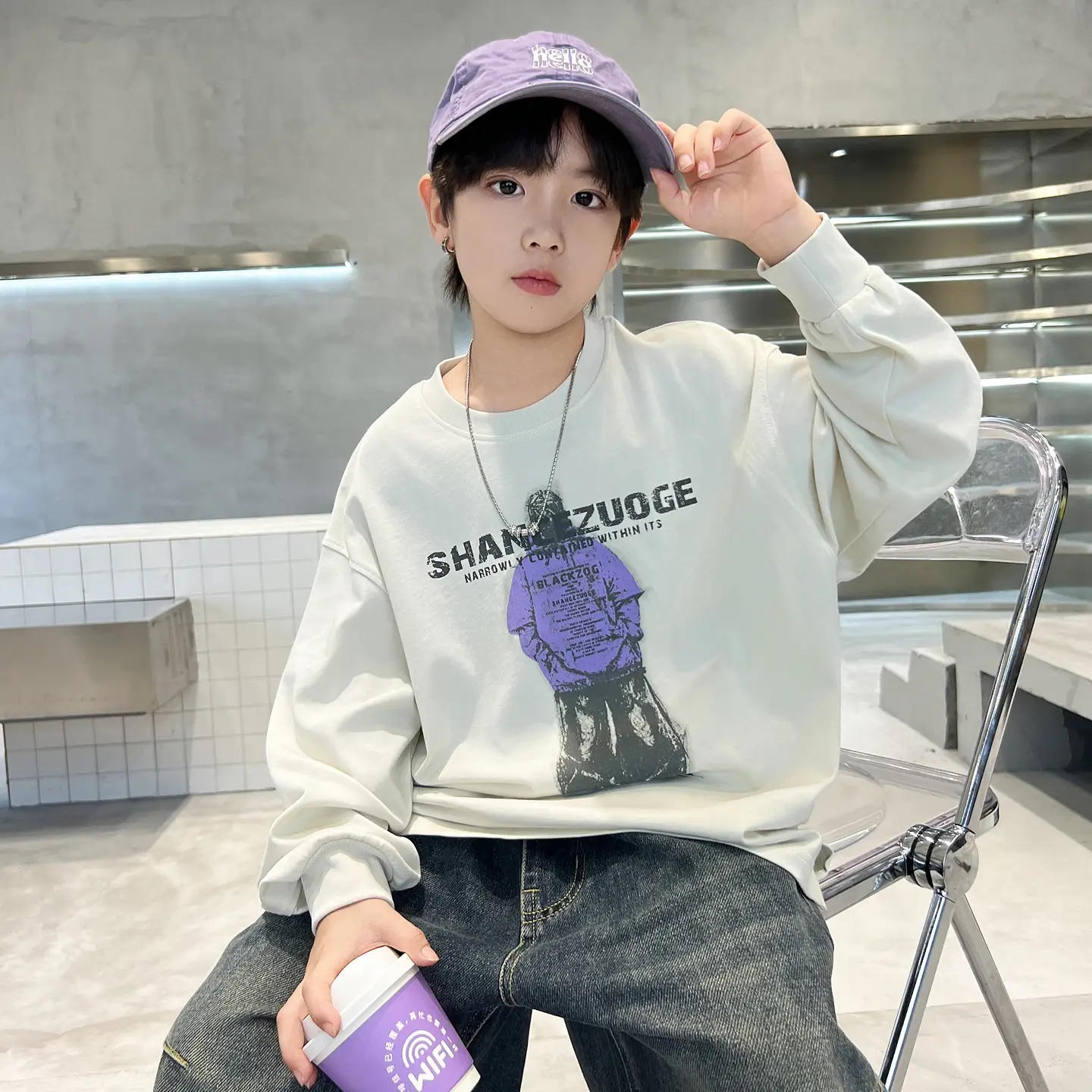 Men Loose Fit Long Sleeve T-Shirt 2026 Cool Style - Image 4