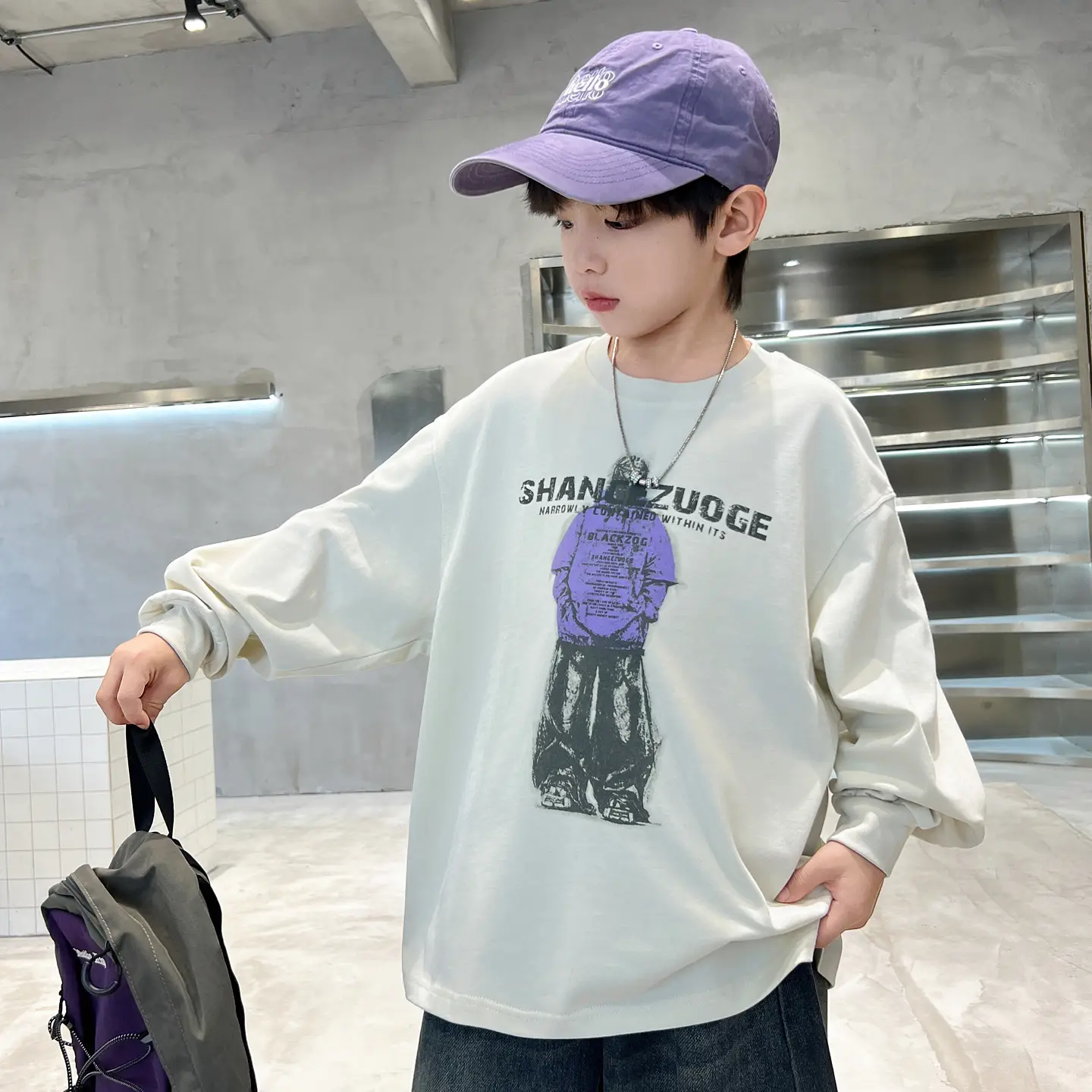 Men Loose Fit Long Sleeve T-Shirt 2026 Cool Style - Image 5