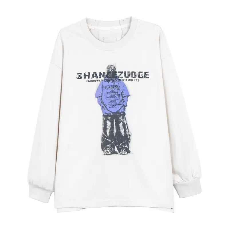Men Loose Fit Long Sleeve T-Shirt 2026 Cool Style - Image 7
