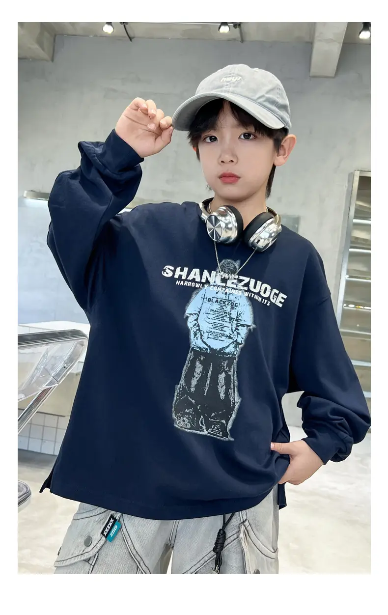 Men Loose Fit Long Sleeve T-Shirt 2026 Cool Style — feature 13