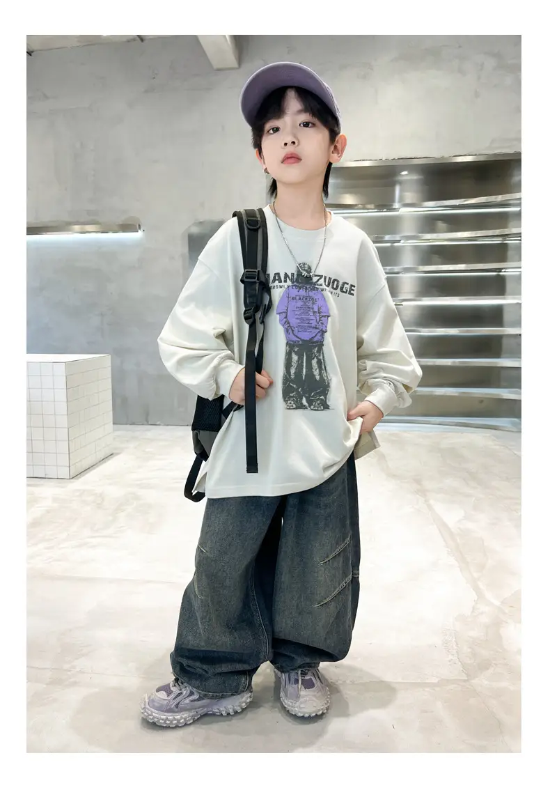 Men Loose Fit Long Sleeve T-Shirt 2026 Cool Style — feature 16