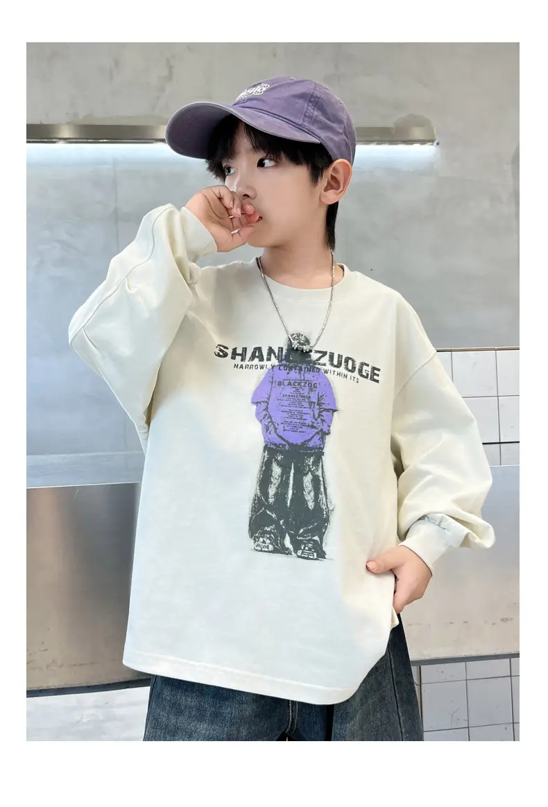Men Loose Fit Long Sleeve T-Shirt 2026 Cool Style — feature 19