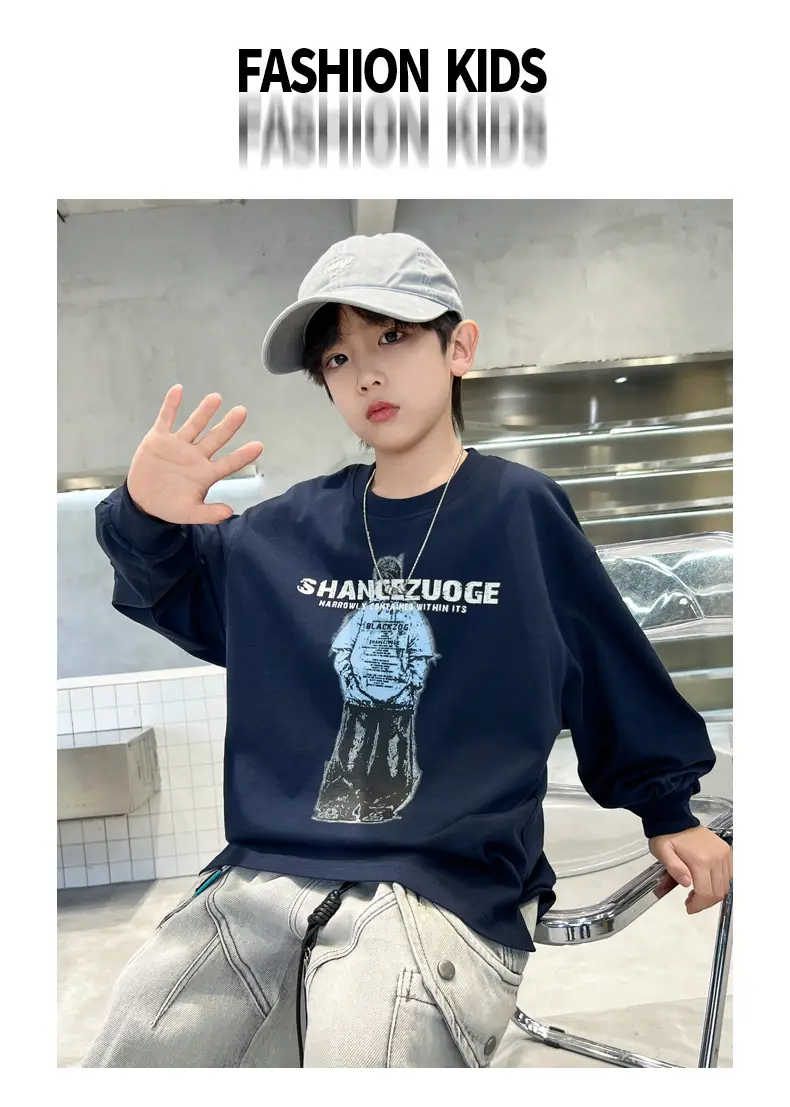 Men Loose Fit Long Sleeve T-Shirt 2026 Cool Style — feature 3