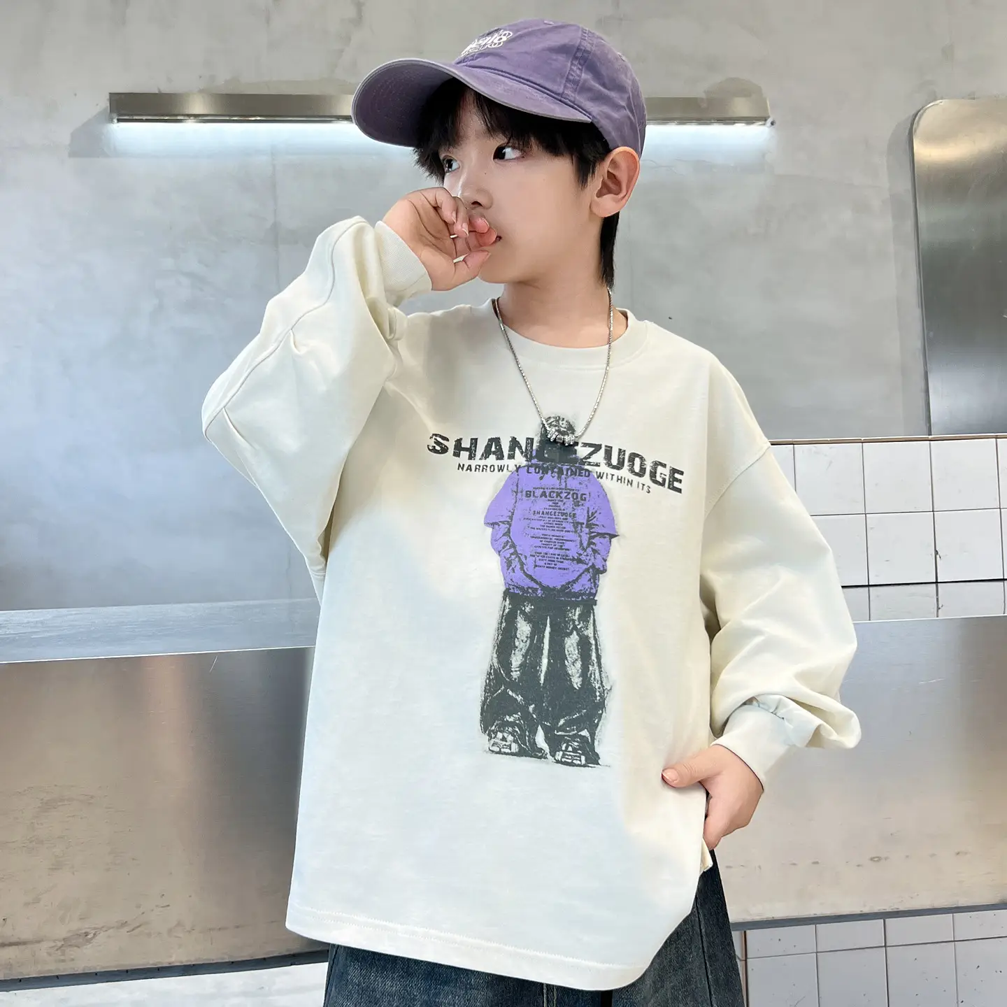 Men Loose Fit Long Sleeve T-Shirt 2026 Cool Style - Image 2
