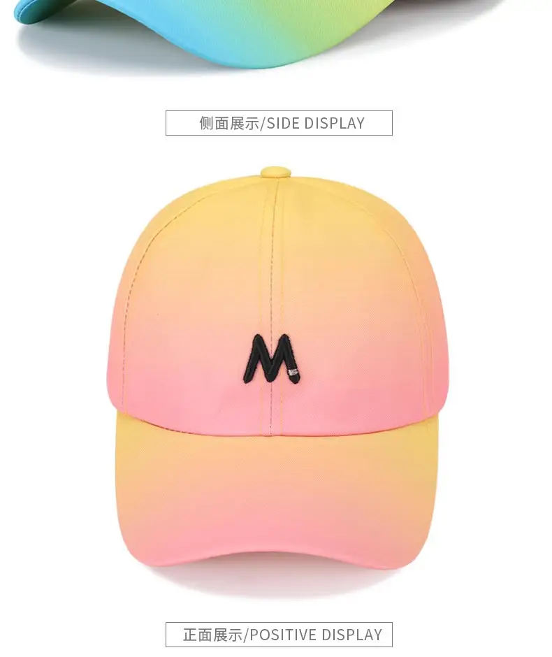 Pink 3D Letter Cap for Women Spring Summer Sunshade — feature 14