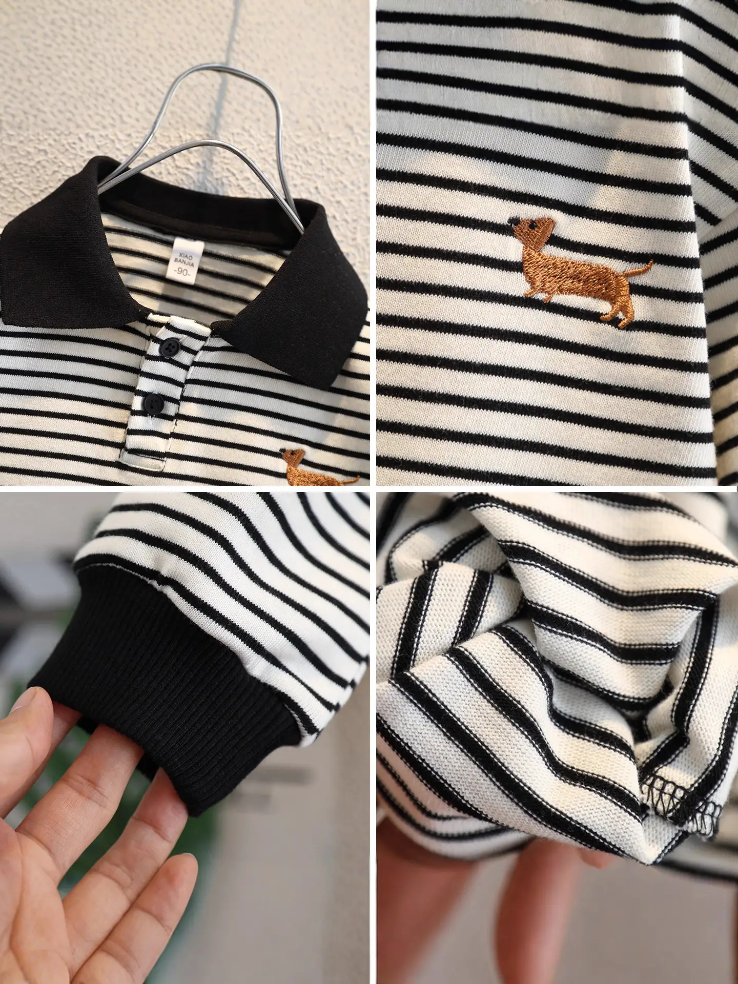 Boys Striped Polo Shirt 2026 New - Image 4