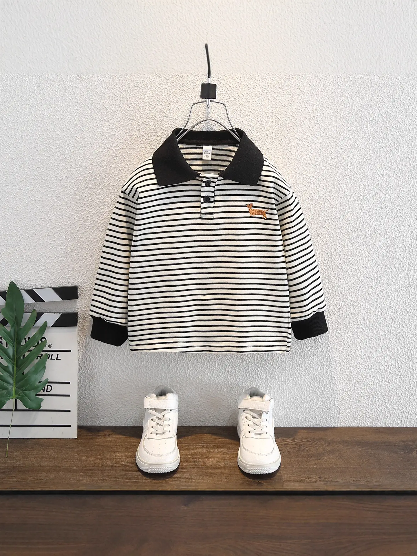 Boys Striped Polo Shirt 2026 New - Image 5