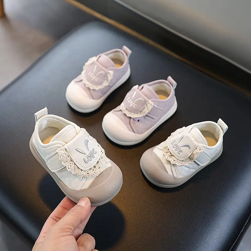Baby Girl Princess Shoes Breathable Baby Toddler Shoes 2025 Spring & Fall New Soft Sole Non-Slip Casual Shoes Girls Flats