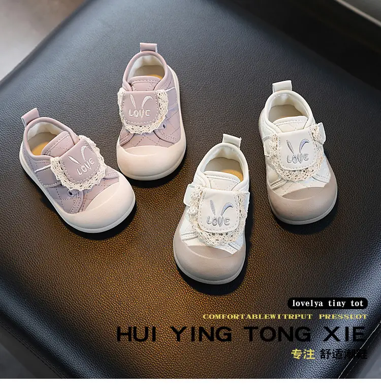 Baby Girl Princess Shoes Breathable Baby Toddler Shoes 2025 Spring & Fall New Soft Sole Non-Slip Casual Shoes Girls Flats — feature 1