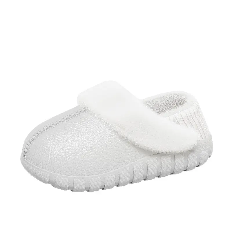 Women's Winter 2025 New Cotton Slippers with Heel Cover for Indoor Home Use, Cute Plush Non-Slip Warm Maternity Cotton Shoes - Image 12