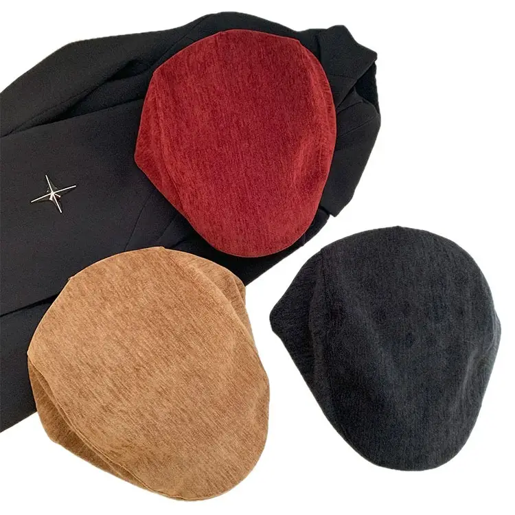 Women's Warm Faux Fur Beret Cap for Winter - Image 8