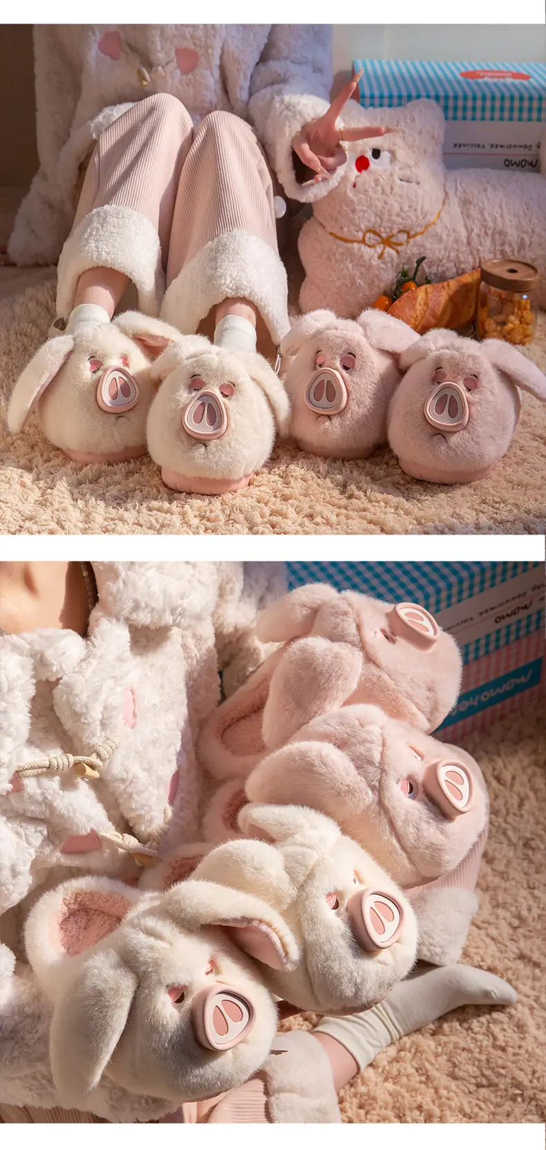 Piggy Piggy Slippers Women Winter 2025 Non-Slip Warm — feature 5