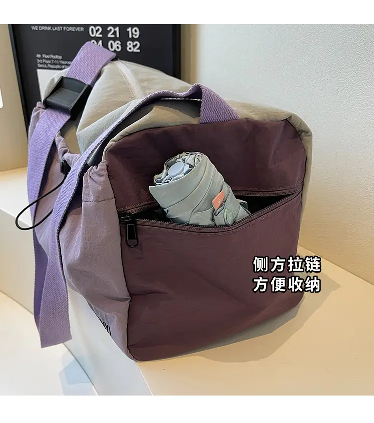Women's Pink Zip Crossbody Bag with Zip Closure — feature 14