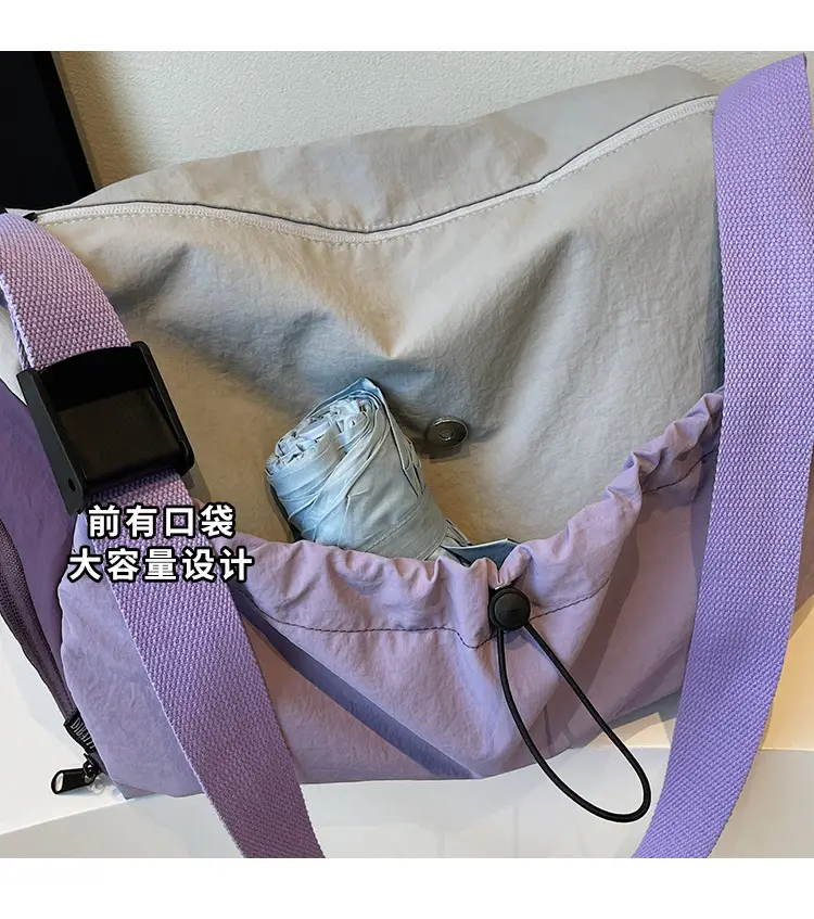 Women's Pink Zip Crossbody Bag with Zip Closure — feature 15